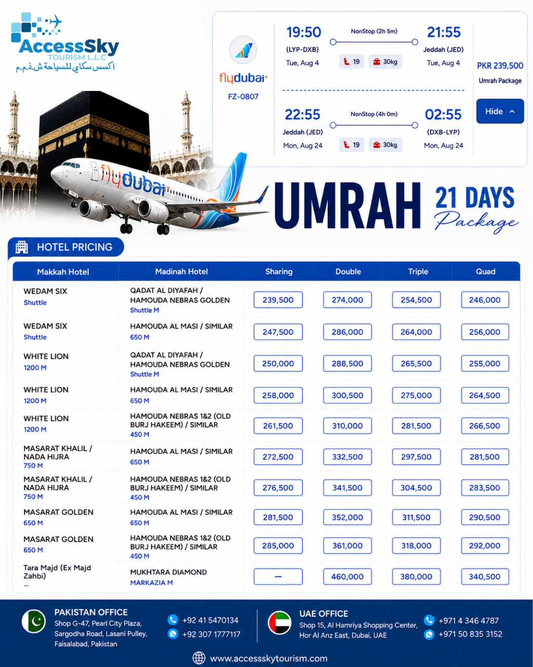 Faisalabad Package