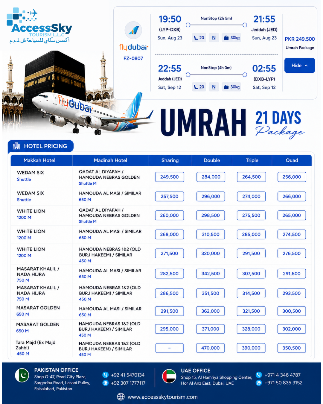 Faisalabad Package