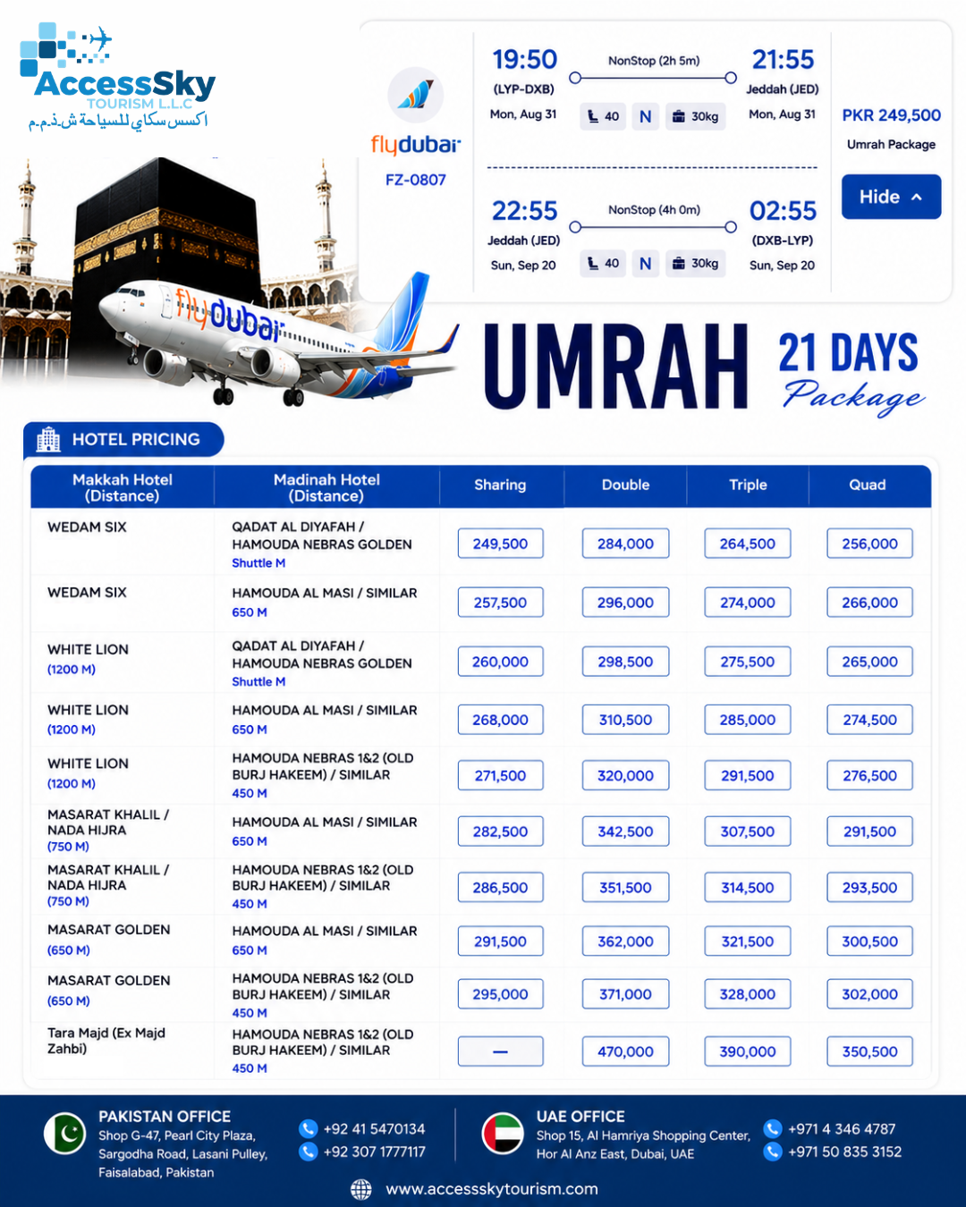 Faisalabad Package