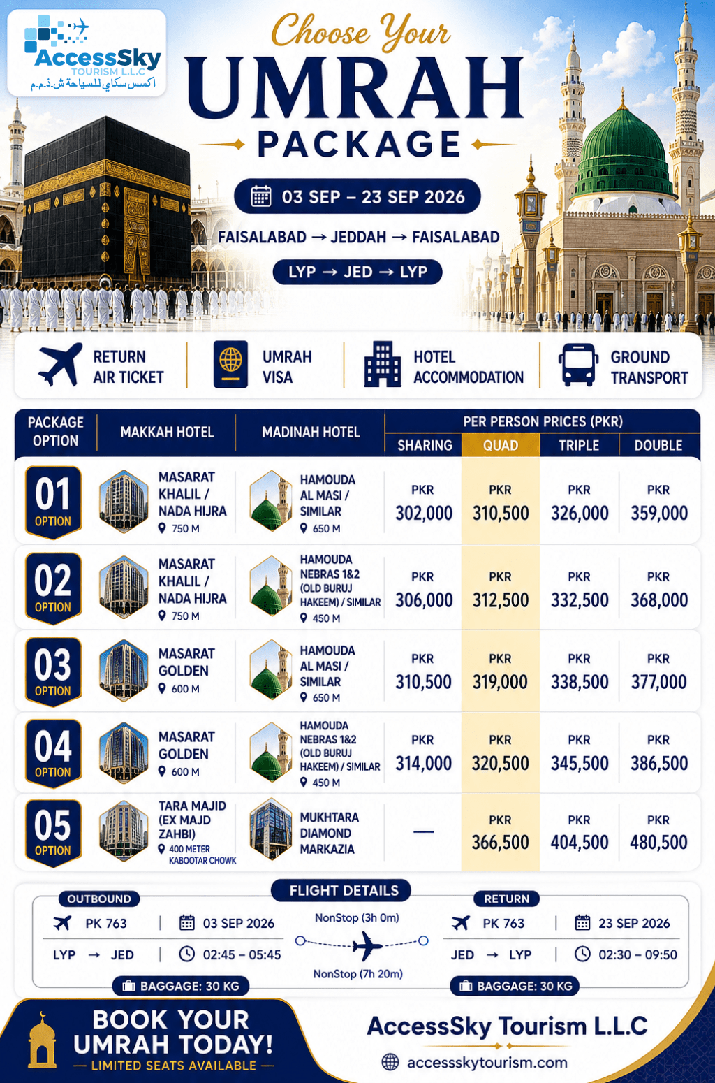 Faisalabad Package