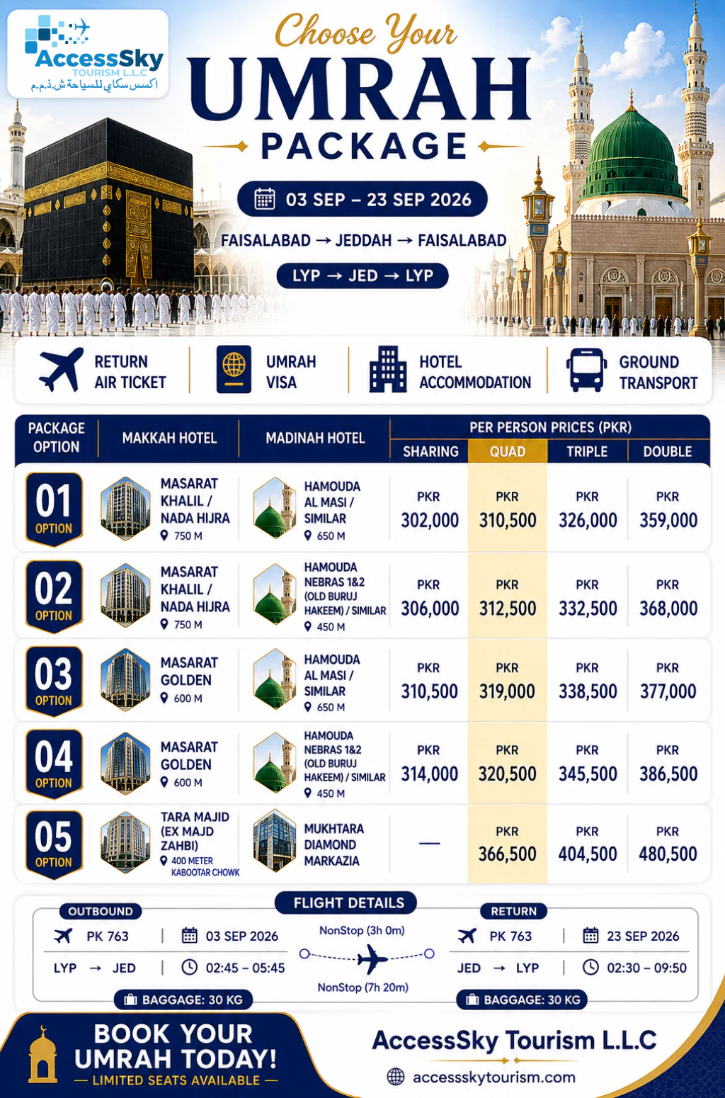 Faisalabad Package