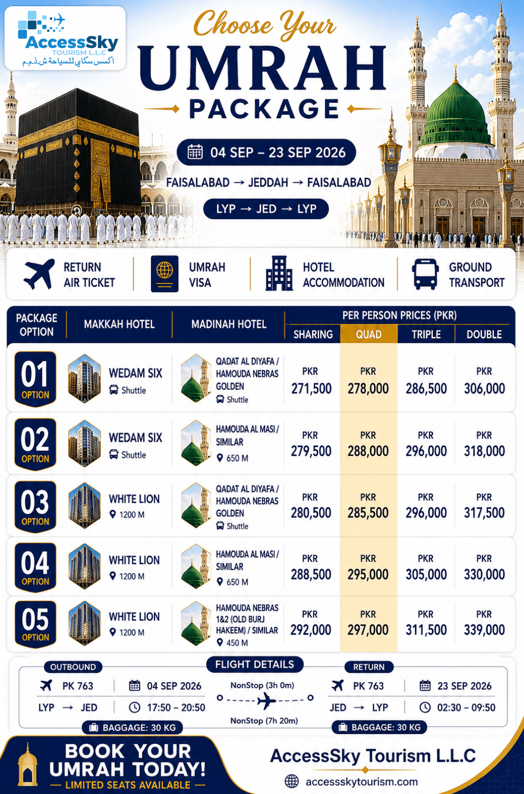 Faisalabad Package