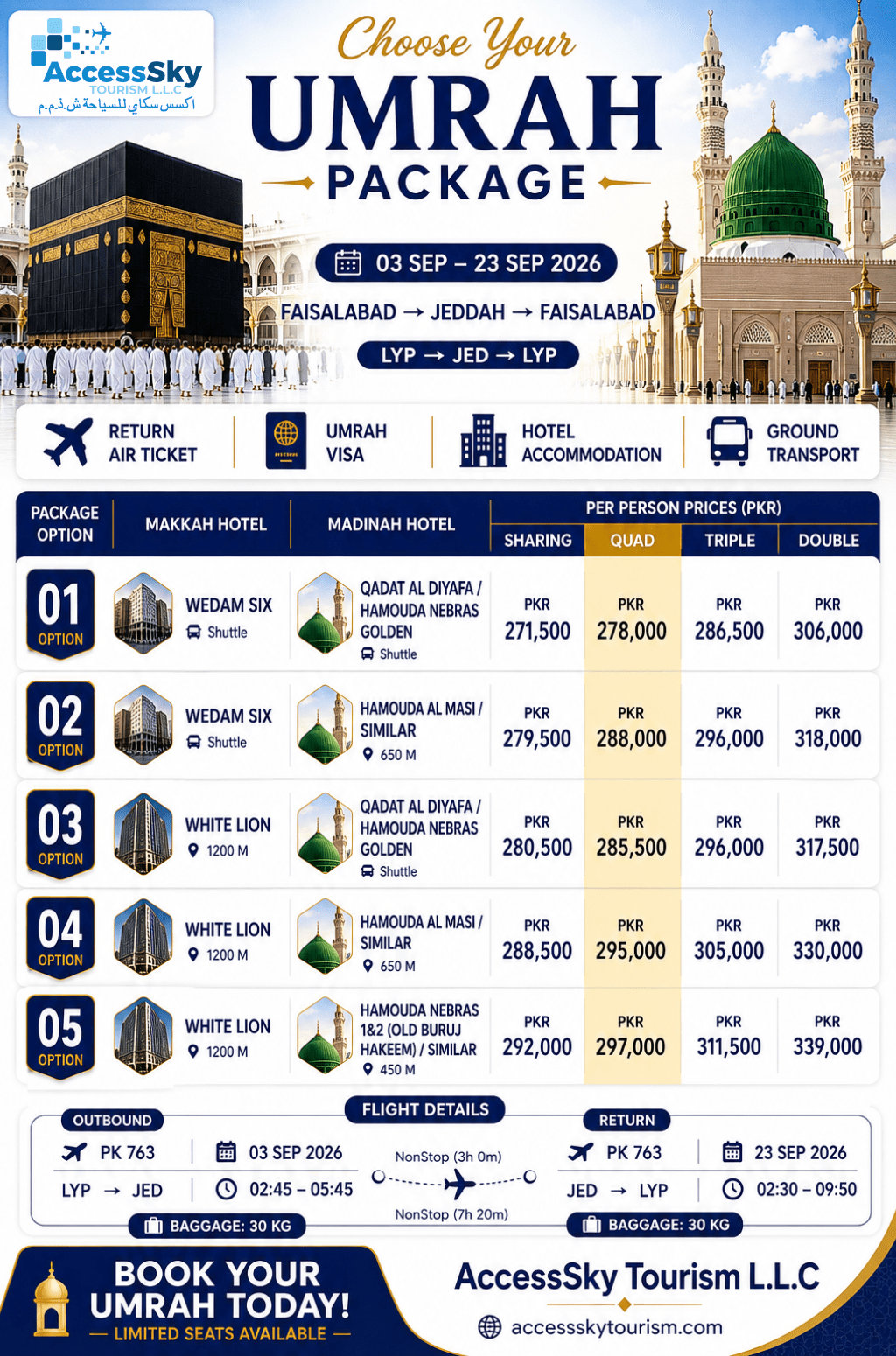 Faisalabad Package
