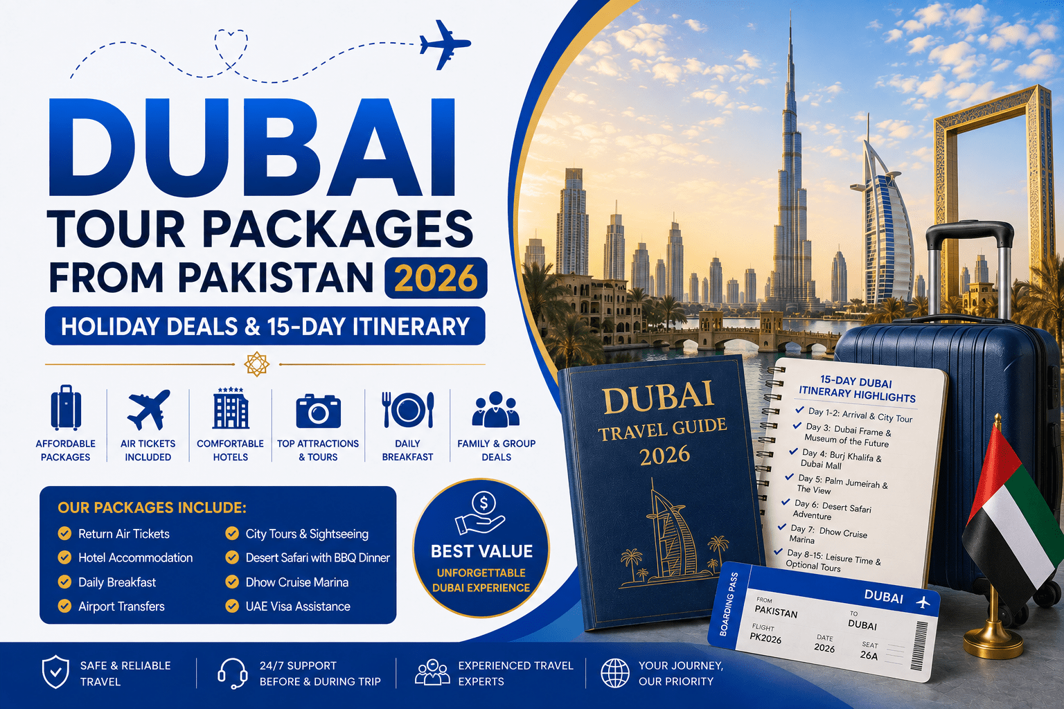 dubai tour packages from pakistan