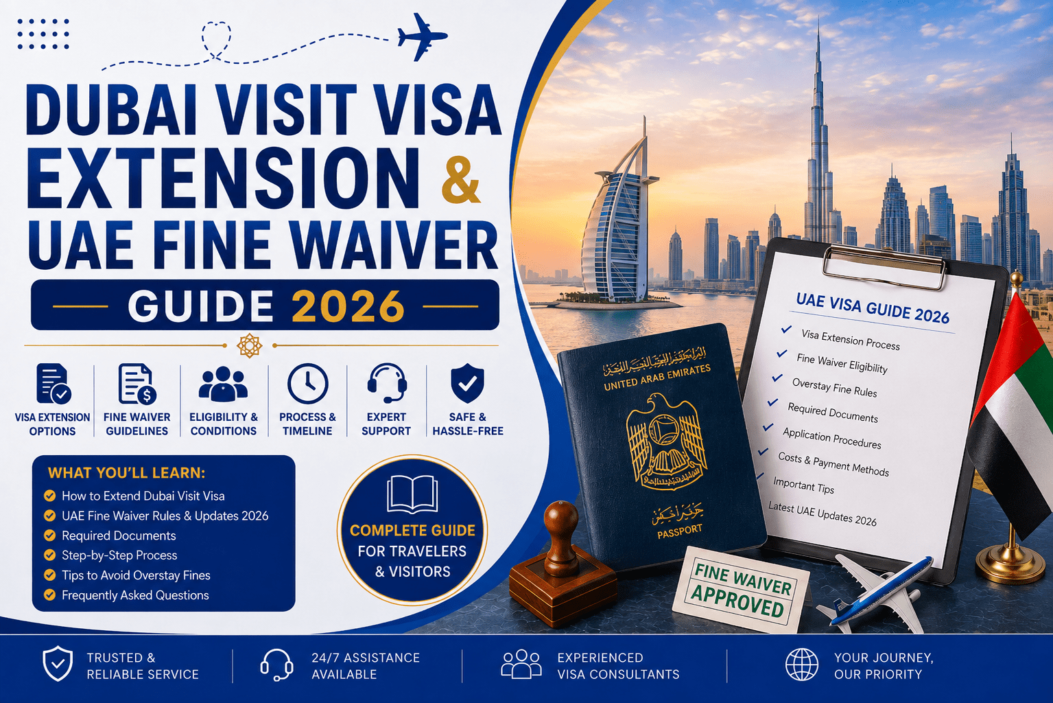 dubai visit visa extension