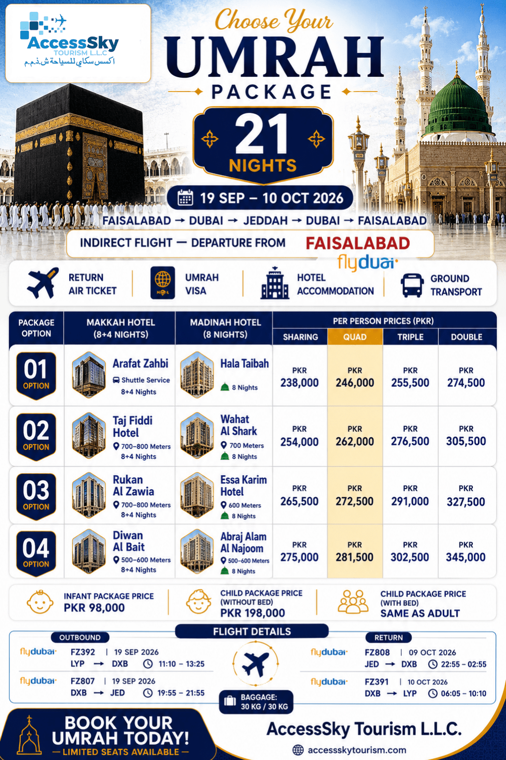 Faisalabad Package